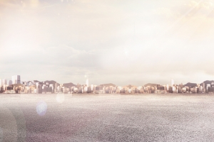 都市大气梦幻粉色汽车海报banner