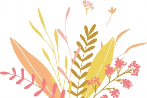 手绘一束花