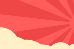 红色淘宝banner背景图