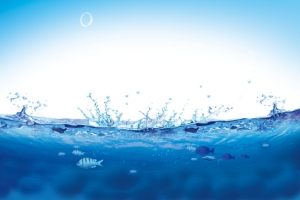 蓝色深海海水素材