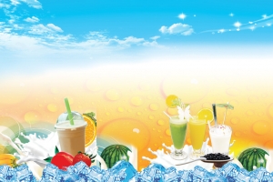 奶茶店宣传海报背景素材