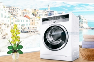 新款洗衣机促销季景色banner