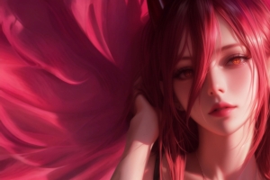 电锯人 红色头发女孩 3440x1440带鱼屏壁纸