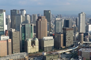 建筑 建筑 城市 大阪 日本 4k壁纸 3840x2160