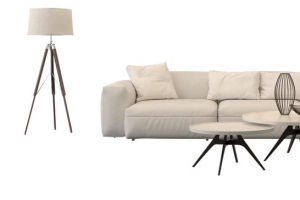 简欧风家装沙发高清PNG透明免扣设计素材免费下载