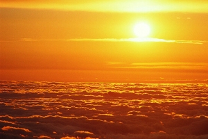 云中太阳日出背景banner