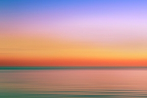 日落 地平线 大海 极简主义 天空 4k壁纸 3840x2160
