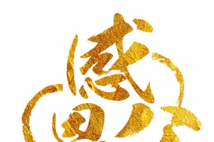 黄金感恩父母字
