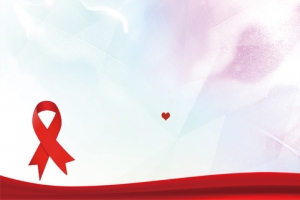 关爱艾滋病人爱心文艺紫色banner