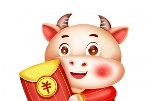 红包可爱喜庆的牛