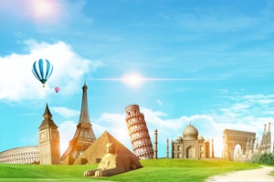 旅游背景