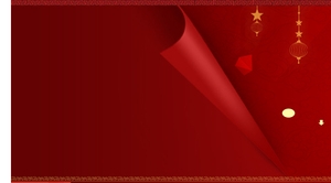 新年扁平红色海报banner背景