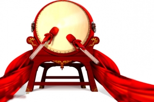 庆节日敲大鼓