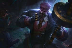 英雄联盟lol插画 黑帮教父 格雷福斯4k电脑壁纸