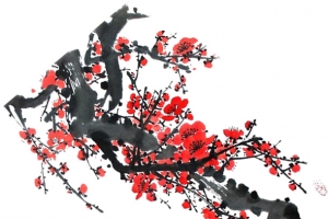 水墨梅花