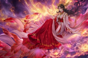 火灵儿2880x1800高清壁纸 免费下载 适配平板笔记本便携设备