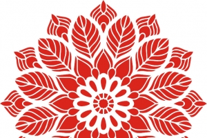 花装饰   花边   花纹  素材装饰