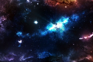 3840x2160 空间 辉光 宇宙壁纸 背景