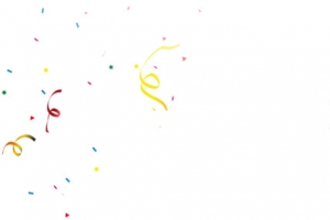 节日彩带装饰边框背景