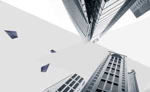城市楼房几何背景banner