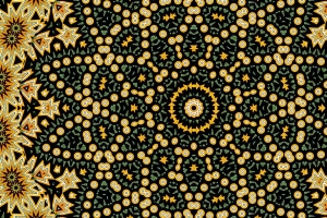 图案 分形 圆形 曼陀罗 抽象 4k壁纸 3840x2160