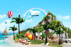 畅游夏日海岛旅游