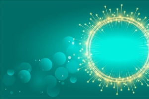 海蓝色泡泡光圈背景淘宝商用banner