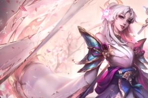至臻 灵魂莲华 拉克丝 lol英雄联盟 3440x1440带鱼屏壁纸