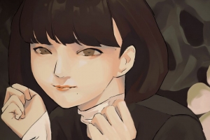 女孩 姿势 一瞥 动漫 4k壁纸 3840x2160