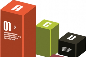 创意PPT元素信息标签素材
