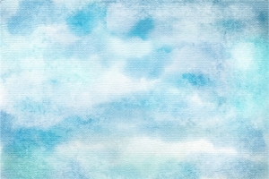 水彩唯美浪漫天空背景素材