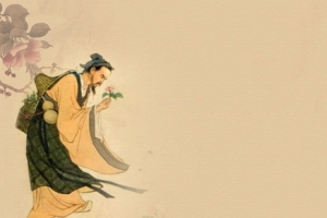 教育中国风古代底纹土黄色背景banner