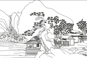 中国南方山水画