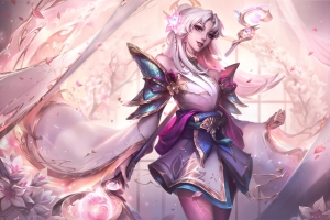 至臻 灵魂莲华 拉克丝 lol英雄联盟 4K高清壁纸