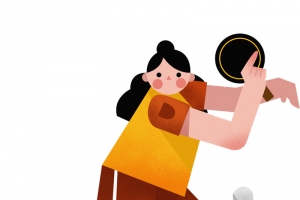 东京兵乒球主题节日元素高清PNG透明设计素材免费下载