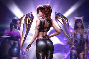 KDA 生化危机 蒂法 爱丽丝 杰西 阿狸4k高清壁纸