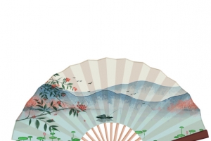 中国风扇子画