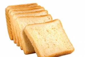 实物美食方形切片面包
