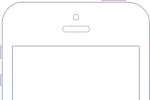 线条iphone边框