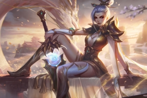 LOL英雄联盟放逐之刃 玉剑传说 武剑仙 至臻 锐雯4k游戏壁纸