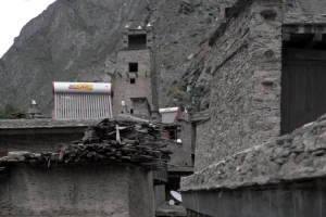 挂着玉米的碉楼高清PNG透明背景摄影风景设计素材免费下载