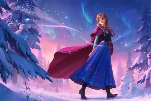 王者荣耀西施雪境奇遇 2880x1800高清壁纸免费下载