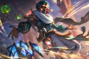 胜利之神 崔斯特 LOL英雄联盟 8K游戏壁纸 7680x4320