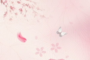 粉色唯美樱花节海报背景素材