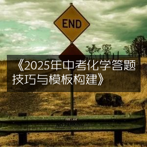 2025中考化学，高效答题技巧与模板搭建指南