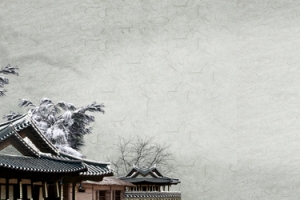 中国风建筑海报背景