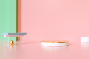 国潮，C4D，简约，场景