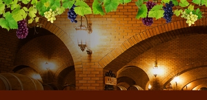 酒窖红酒葡萄酒奢华欧式背景banner