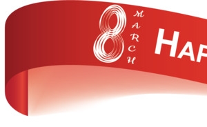 矢量图红色英文丝带高清PNG透明免扣设计素材免费下载