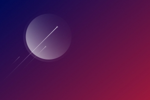 月亮,星星,空间,简约背景极简主义4k壁纸